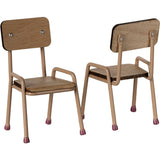 Maileg Table Og Stol Set, Mouse - Dark Powder