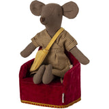 Maileg Folding Chair, Mouse - Red