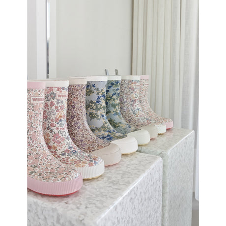 Wheat Bright Flowers Rubber Støvler Welly