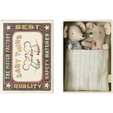 Maileg Twins, Baby Mice I Matchbox