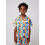 Bobo Choses Offwhite Multicolor Bobo Choses All Over Woven Skjorte