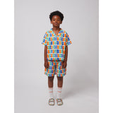 Bobo Choses Offwhite Multicolor Bobo Choses All Over Woven Skjorte