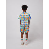 Bobo Choses Offwhite Multicolor Bobo Choses All Over Woven Skjorte