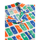 Bobo Choses Offwhite Multicolor Bobo Choses All Over Woven Skjorte