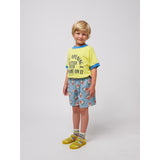 Bobo Choses Lys Blue Morning Egg All Over Woven Bermuda Shorts