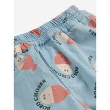 Bobo Choses Lys Blue Morning Egg All Over Woven Bermuda Shorts