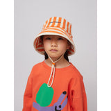 Bobo Choses Orange Striped Bøtte Lue