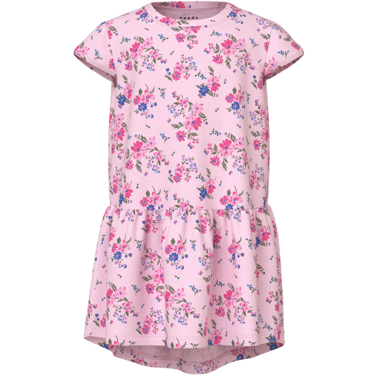 NAME IT Nmfvigga Capsl Dress F1 Noos Robe, Blanc éclatant, 86 Fille