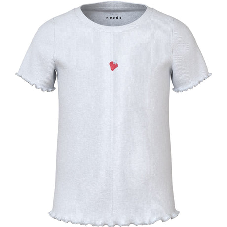 Name It Bright White Strawberry Vivemma Slim T-Shirt