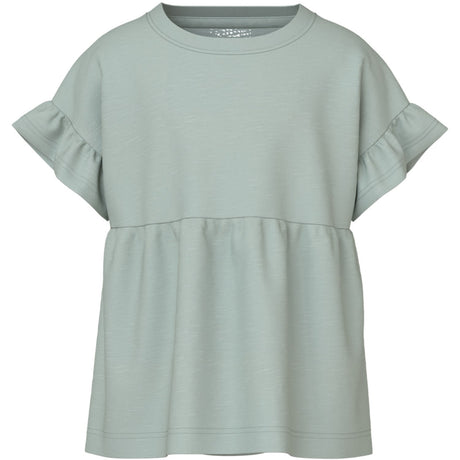 Name It Aqua Gray Vavina Topp