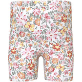 Name It Bright White Yellow Flower Vayo Kort Leggings