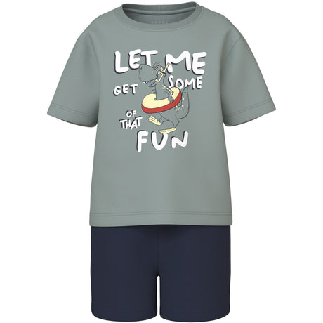 Name It Slate Gray Vigor Regular Shorts Sett