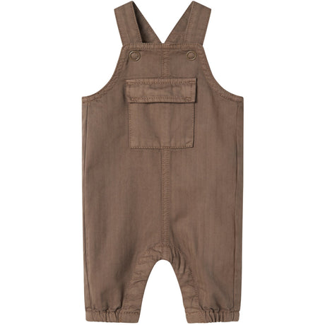Name It Walnut Ib Regular Bue Tap Twill Overall