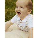 Name It Bright White Halom Kort Overall