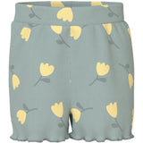 Name It Aqua Gray Lemon Vemma AOP Shorts