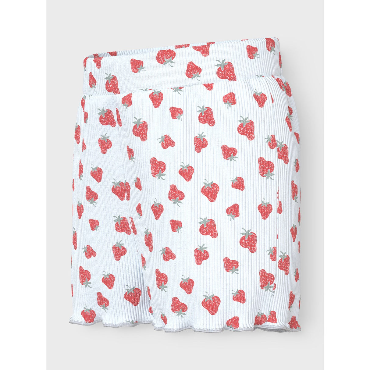 Name It Bright White Strawberry Vemma AOP Shorts