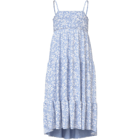 Name It Serenity White Flower Vinaya Stropp Maxi Kjole