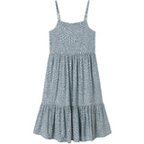 Name It Aqua Gray Leo Jilli Stropp Midi Kjole