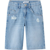 Name It Medium Blue Denim Bella Skater Shorts