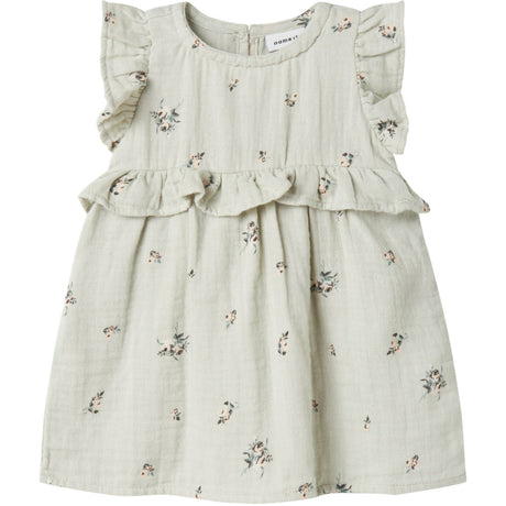 Name It Aqua Gray Hikka Capsl Kjole