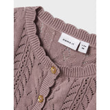 Name It Purple Dove Jollie Strikk Cardigan