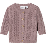 Name It Purple Dove Jollie Strikk Cardigan