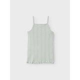Name It Aqua Gray Jsilke Slim Stropp Topp