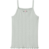 Name It Aqua Gray Jsilke Slim Stropp Topp