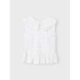 Name It Bright White Holo Kort Topp