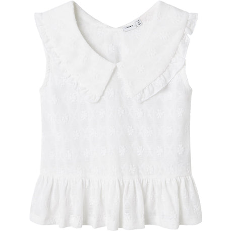 Name It Bright White Holo Kort Topp