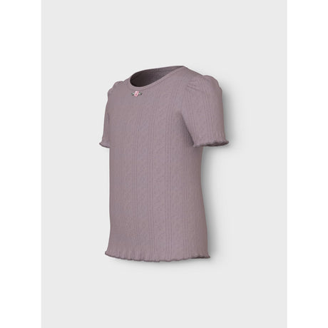 Name It Purple Dove Jsilke Slim T-Shirt