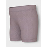 Name It Purple Dove Jsilke Slim Biker Shorts