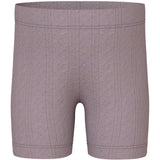 Name It Purple Dove Jsilke Slim Biker Shorts