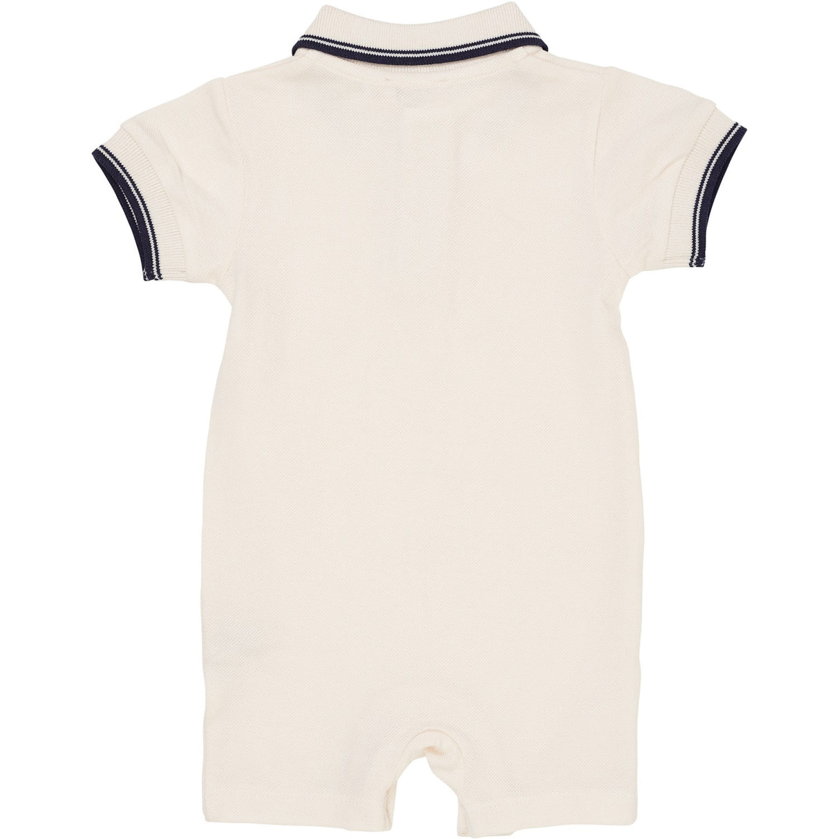 COPENHAGEN COLORS Cream Comb. Pique Polo Romper
