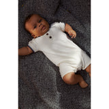 COPENHAGEN COLORS Cream Comb. Pique Polo Romper