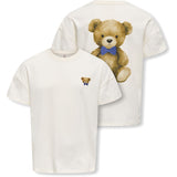 kids ONLY Cloud Dancer Teddy Blue Glitter Rosita Oversize T-Shirt