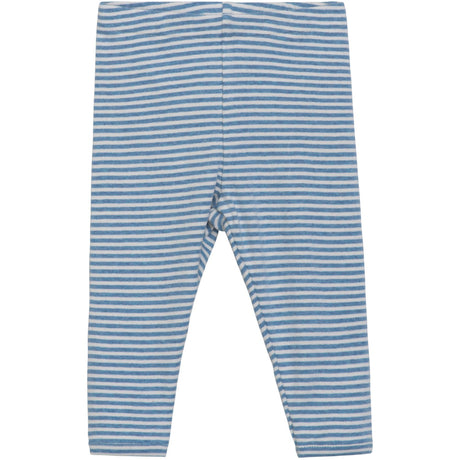 Serendipity Azur/Ecru Baby Leggings Stripe