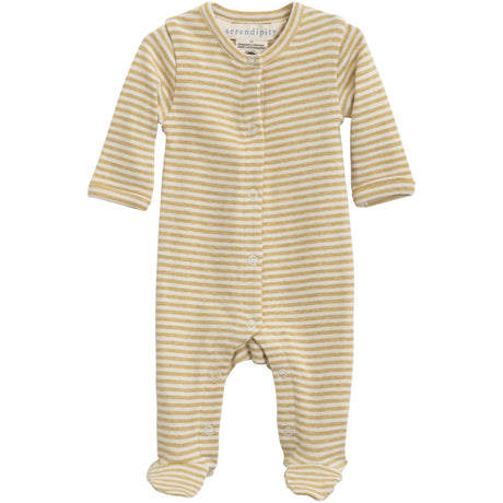Serendipity Chamomile/Offwhite Newborn Drakt W. Feet