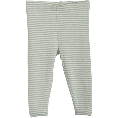 Serendipity Jade/Offwhite Baby Leggings Stripe