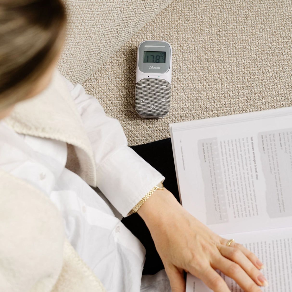 Alecto Full Eco Dect Baby Monitor Med Display