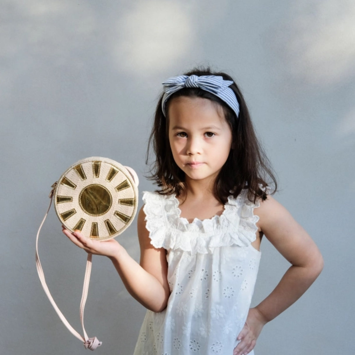 Mimi & Lula Hårbånd - Seaside Stripe Sløyfe Amalfi