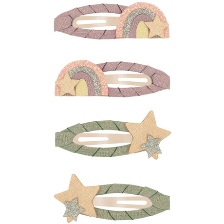 Mimi & Lula 4 Hårspenner - Over Regnbuens Drømmeland