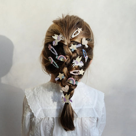 Mimi & Lula 5 Hårspenner - Mini Rainbow & Star Dreamland