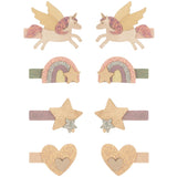 Mimi & Lula 8 Hårspenner - Mini Flying Unicorn Dreamland