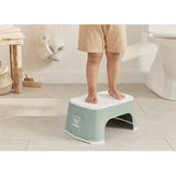 BabyBjörn Grey Green/White Børnetaburet