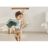 BabyBjörn Grey Green/White Børnetaburet