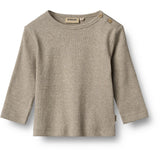 Wheat Gravel Melange Bluse Milo