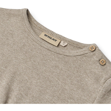 Wheat Gravel Melange Bluse Milo