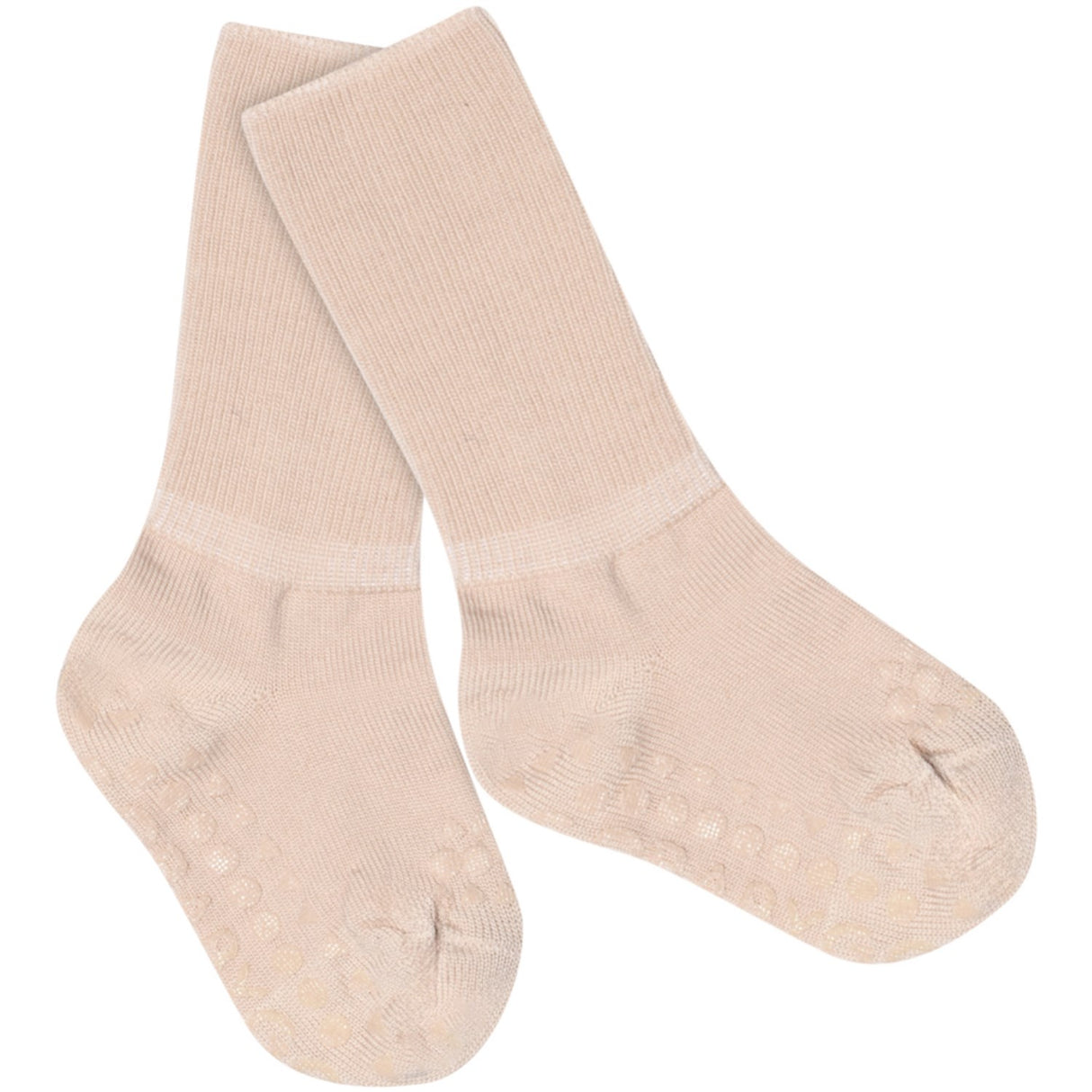 Gobabygo Rose Dust Non-Slip Strømper I Merino Ull
