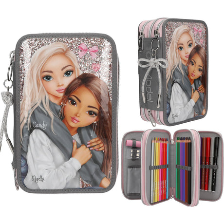 TOPModel My BFF Triple Pencil Case